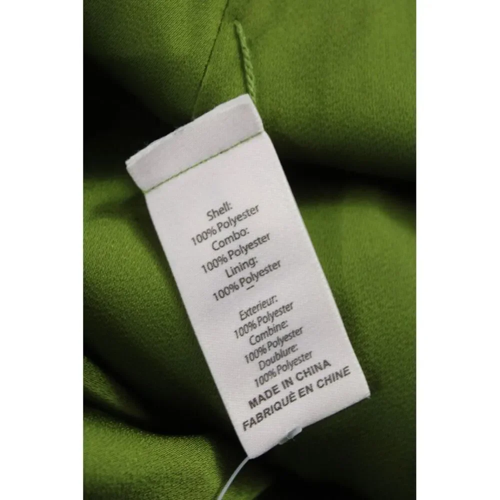 Cinq A Sept Women Green Straight Pencil Midi Skirt Sequin Zip Size 4